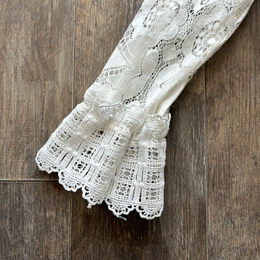 Off White Lace Top - Picture 4 of 8